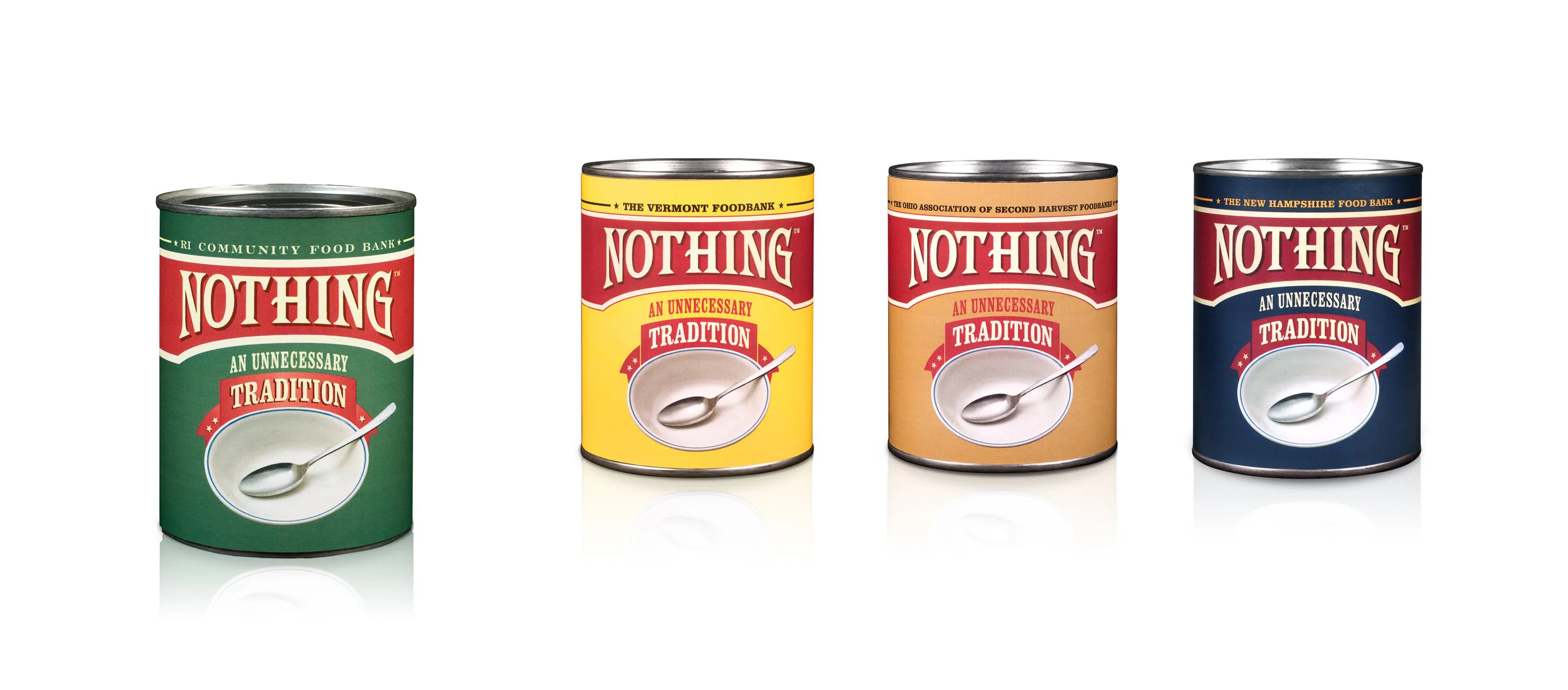 Rhode Island, Vermont, Ohio & New Hampshire Cans