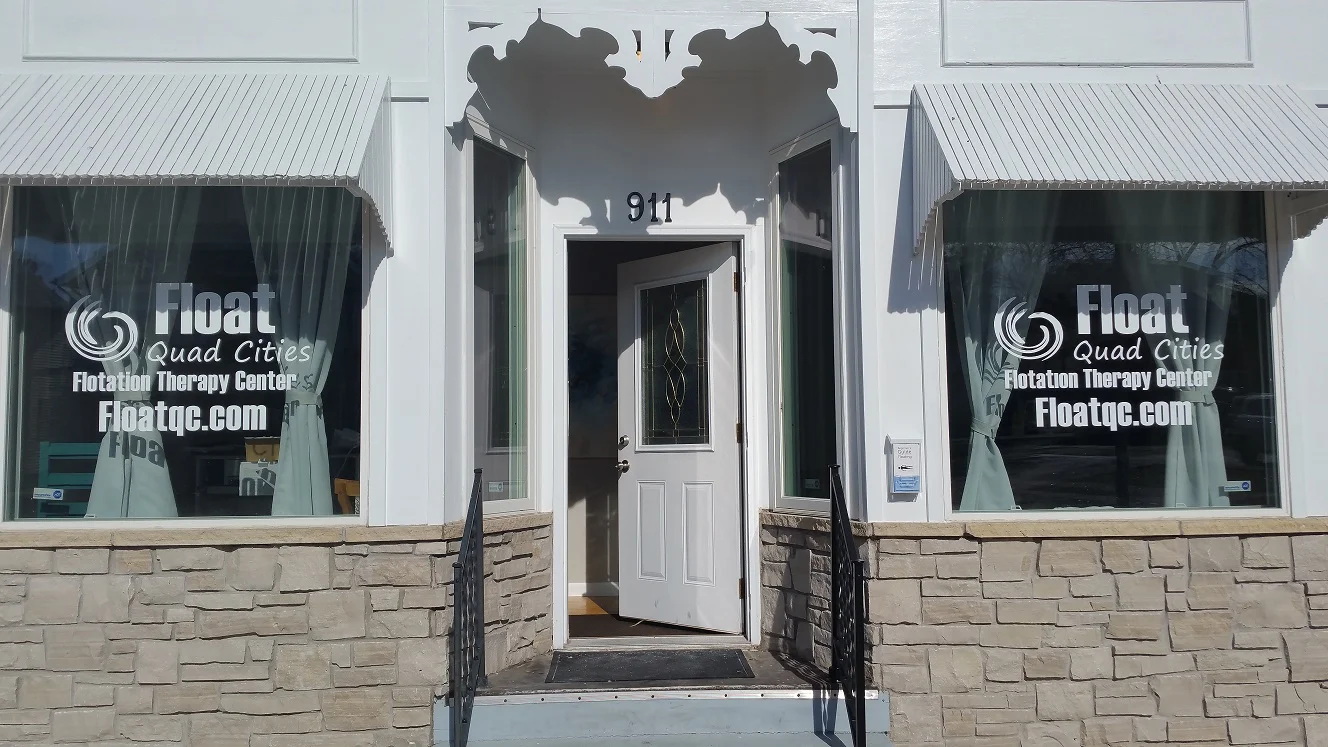 Float Quad Cities - front of the building