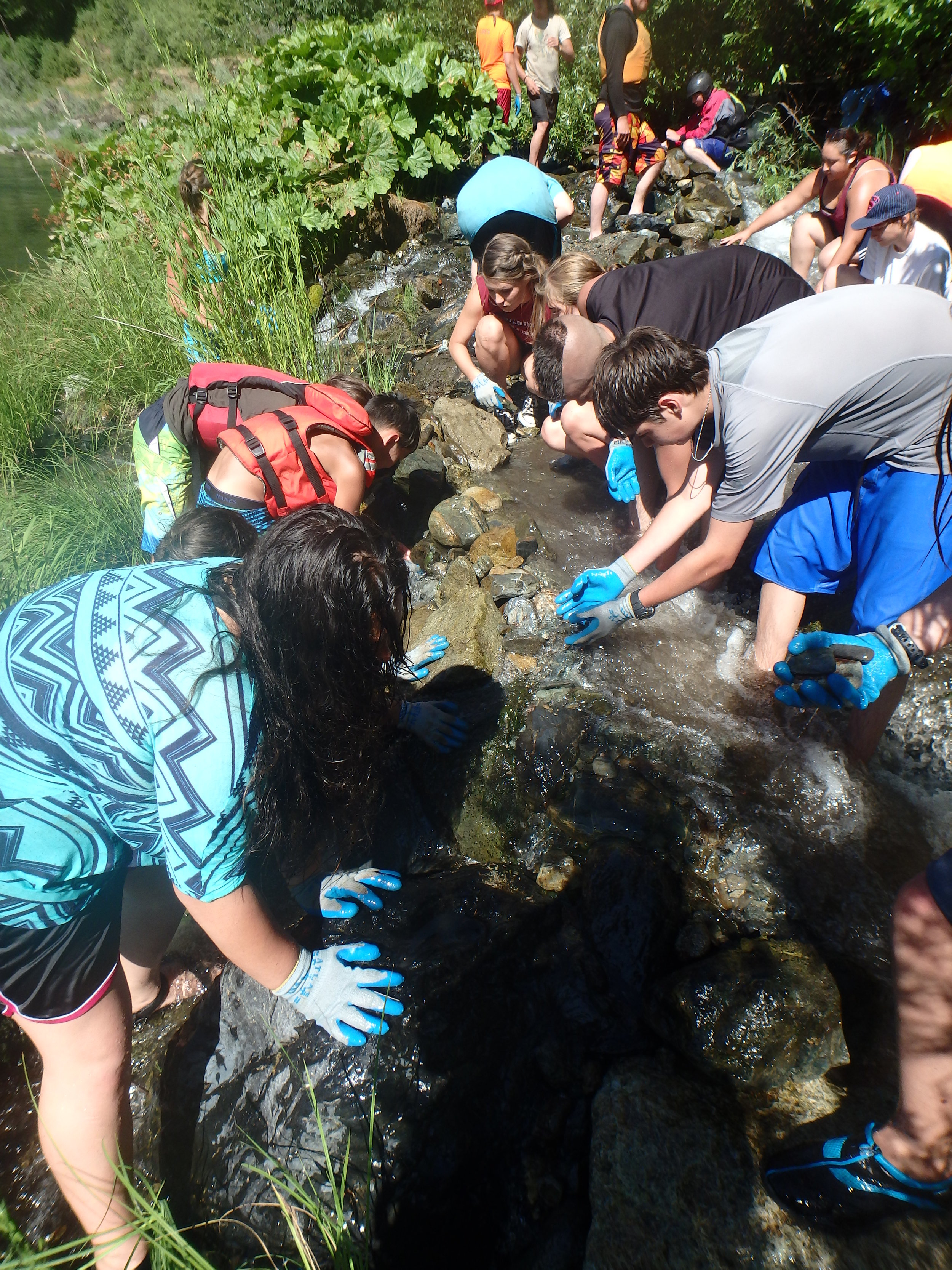 KSOS participants improve fish passage Rogers Creek.JPG