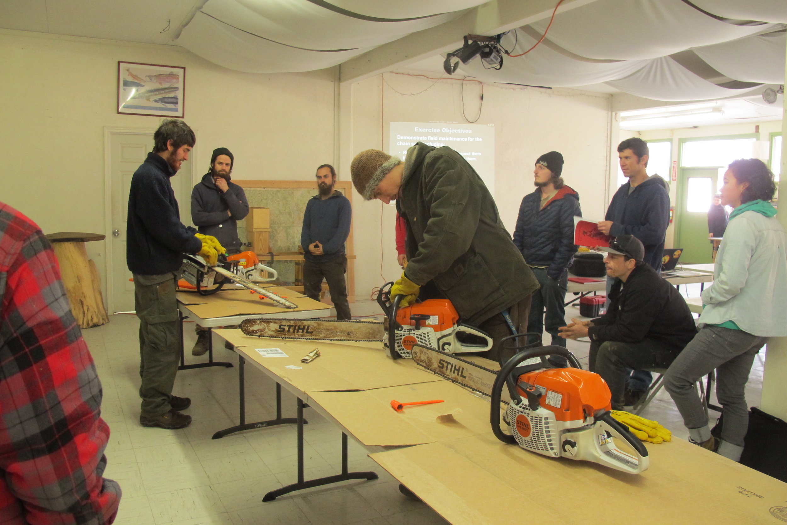 Chainsaw training Jan 2015.JPG