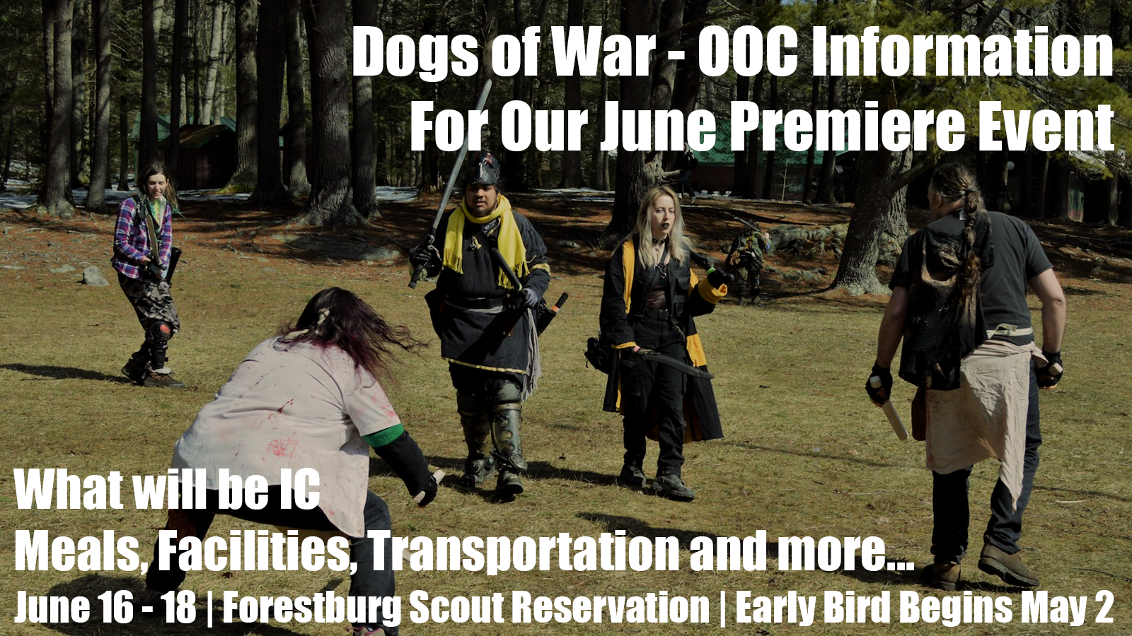 Dogs of War OOC Schedule