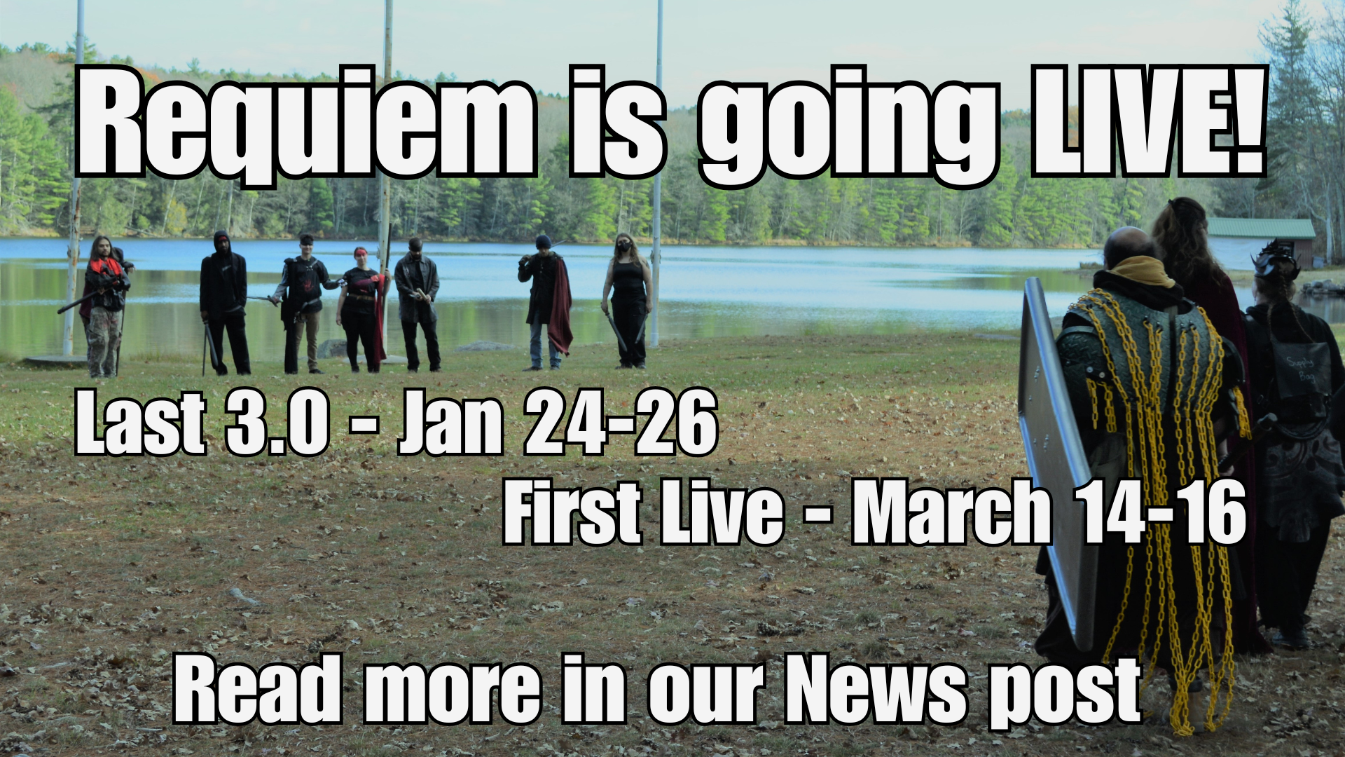 We are going LIVE in March!