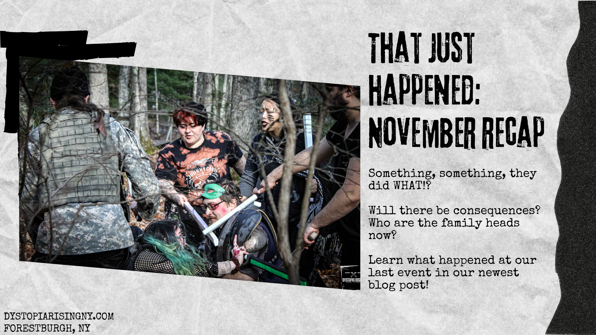 That Just Happened: A November Recap