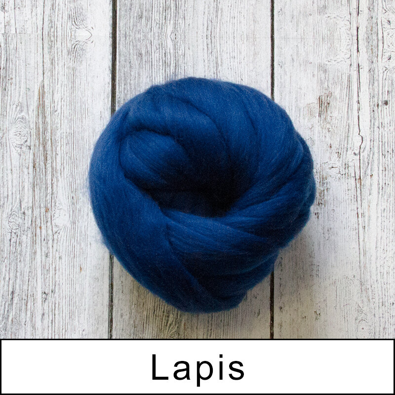 Great Lakes Wool Roving - NEW! Made in the USA, dyed in custom colors!