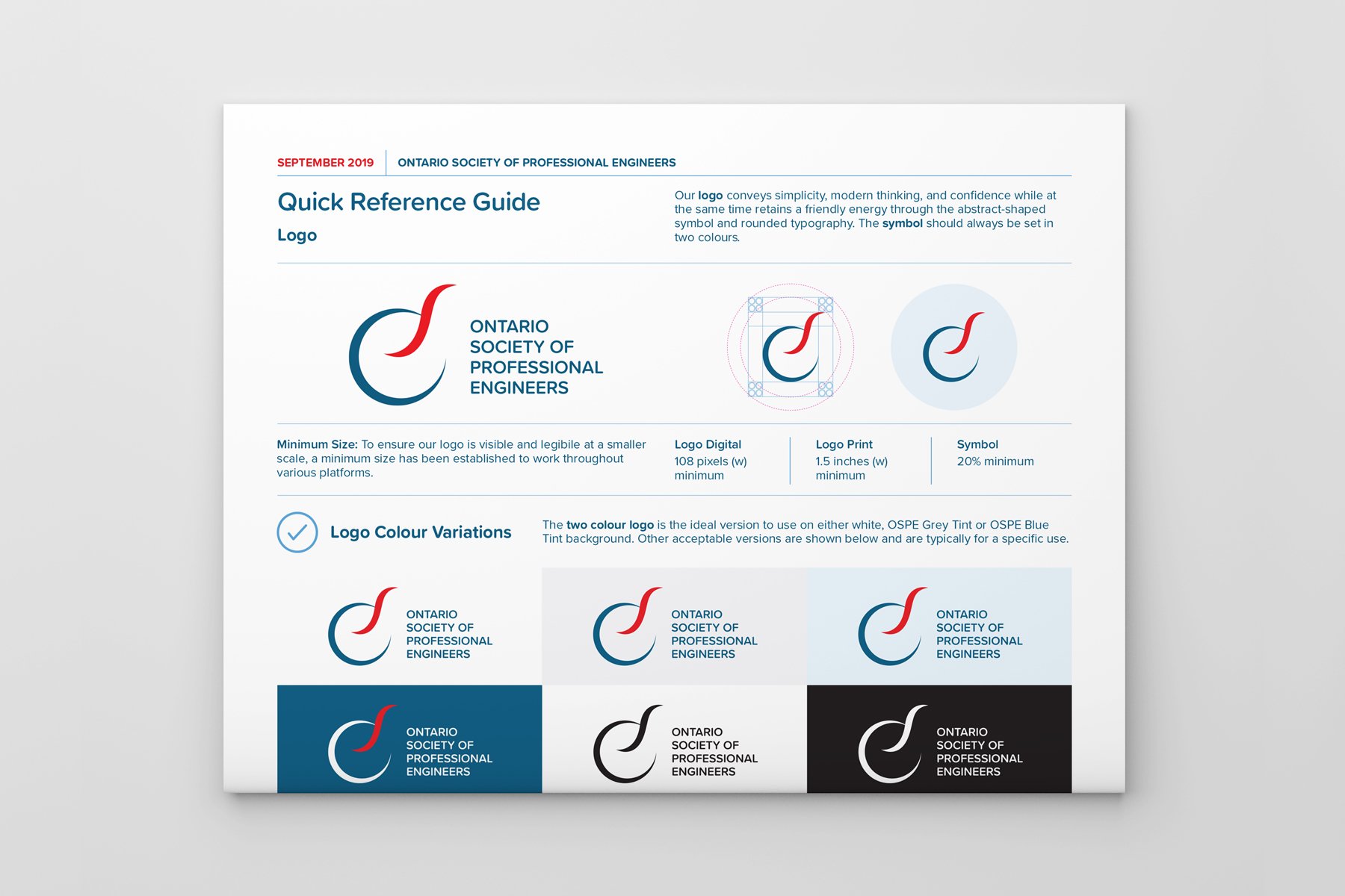 OSPE, Logo Refresh &amp; Quick Reference Guide