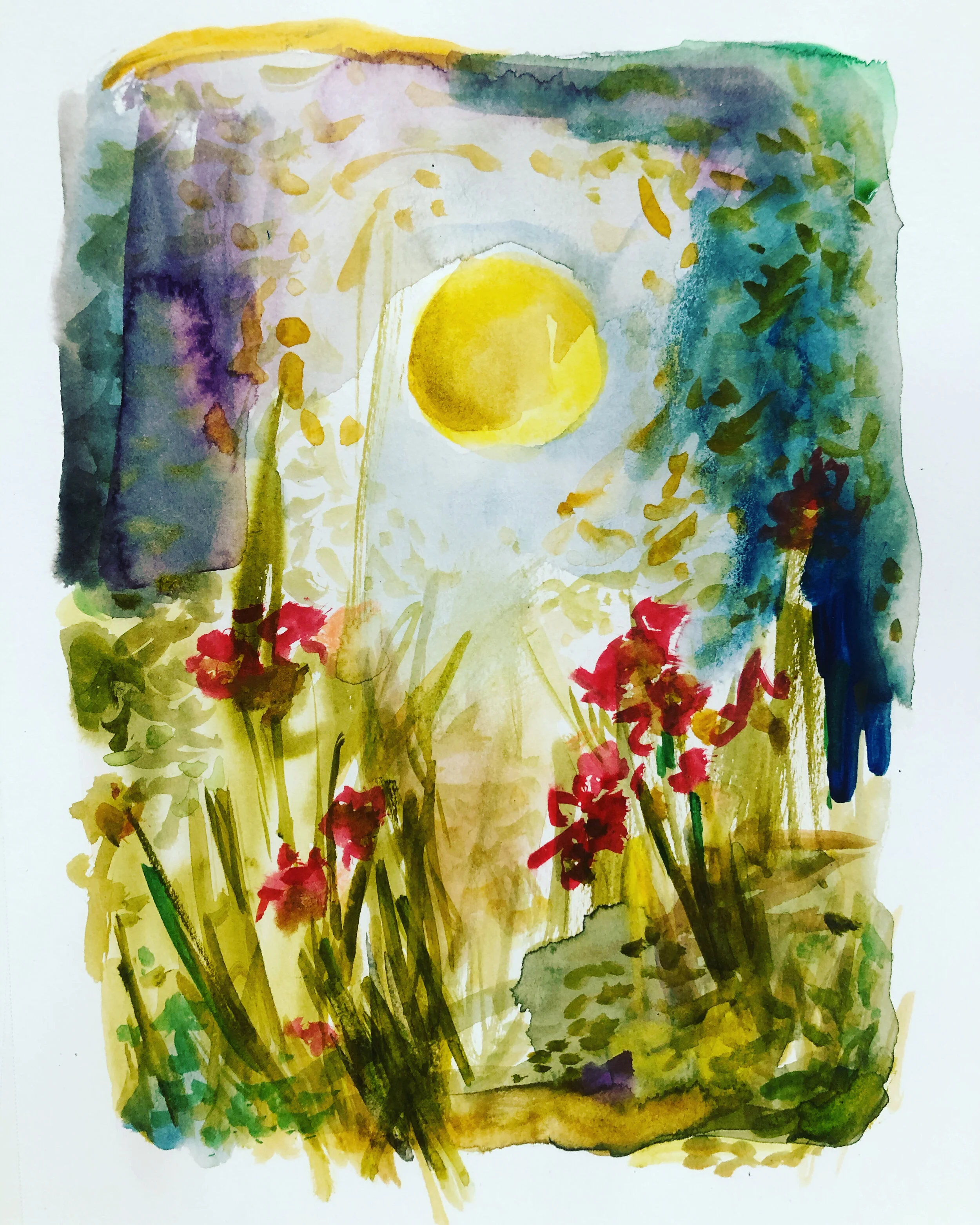 "Spring" Ink on Paper (2021)