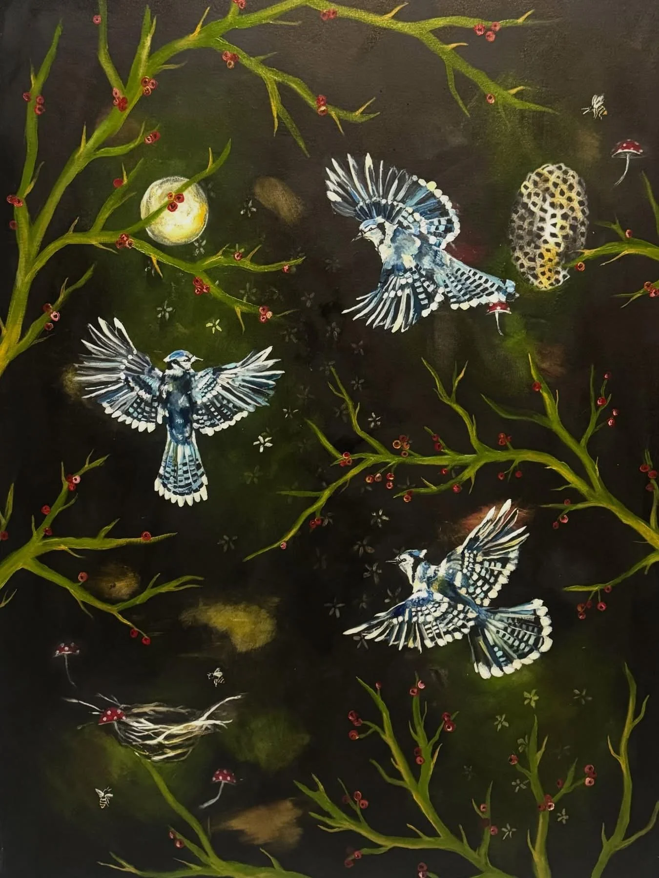 Rachel_Gardner_Flight Of The Blue Jays Painting.JPG