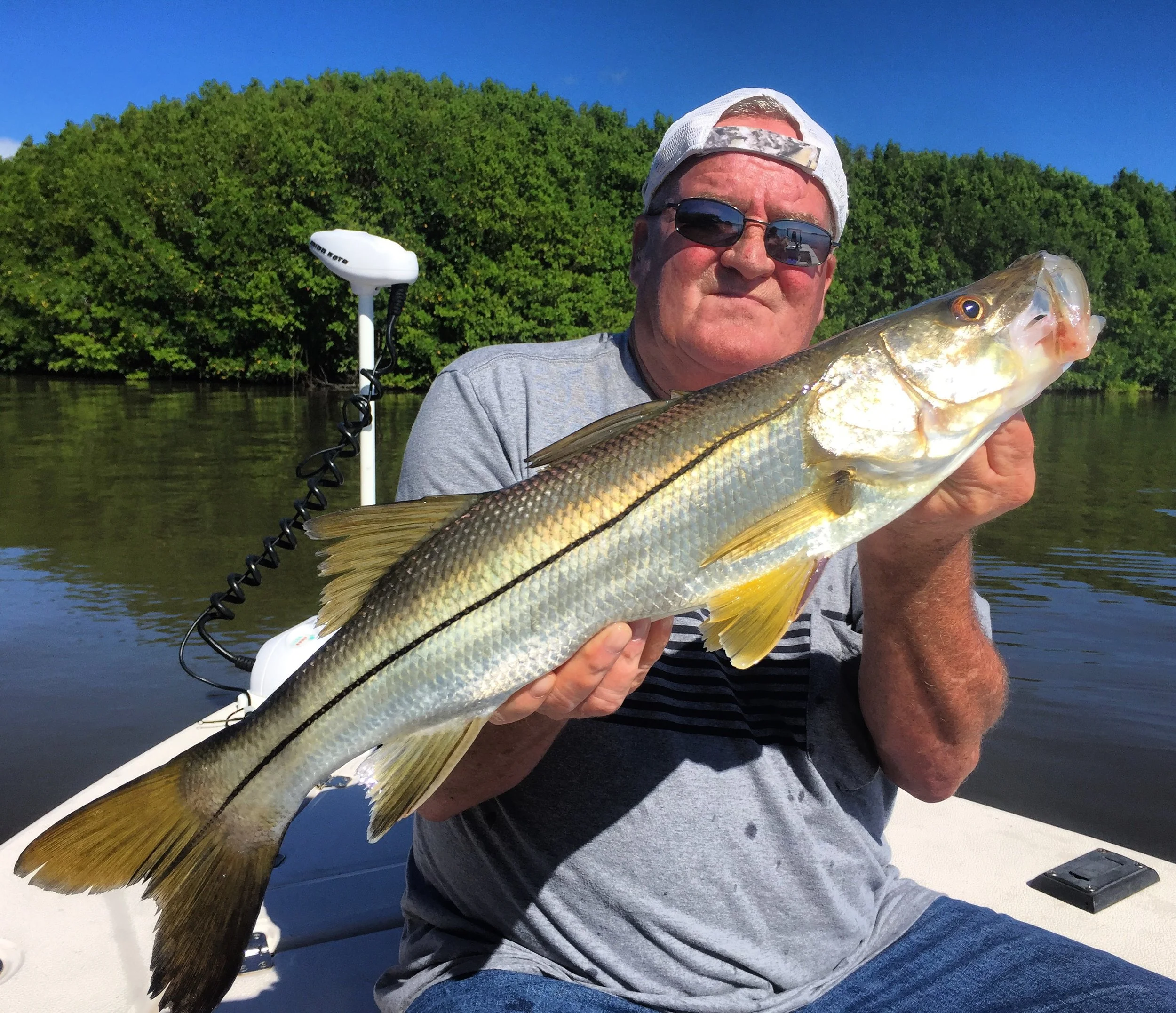 John from Michigan with a Vero Beach Snook.