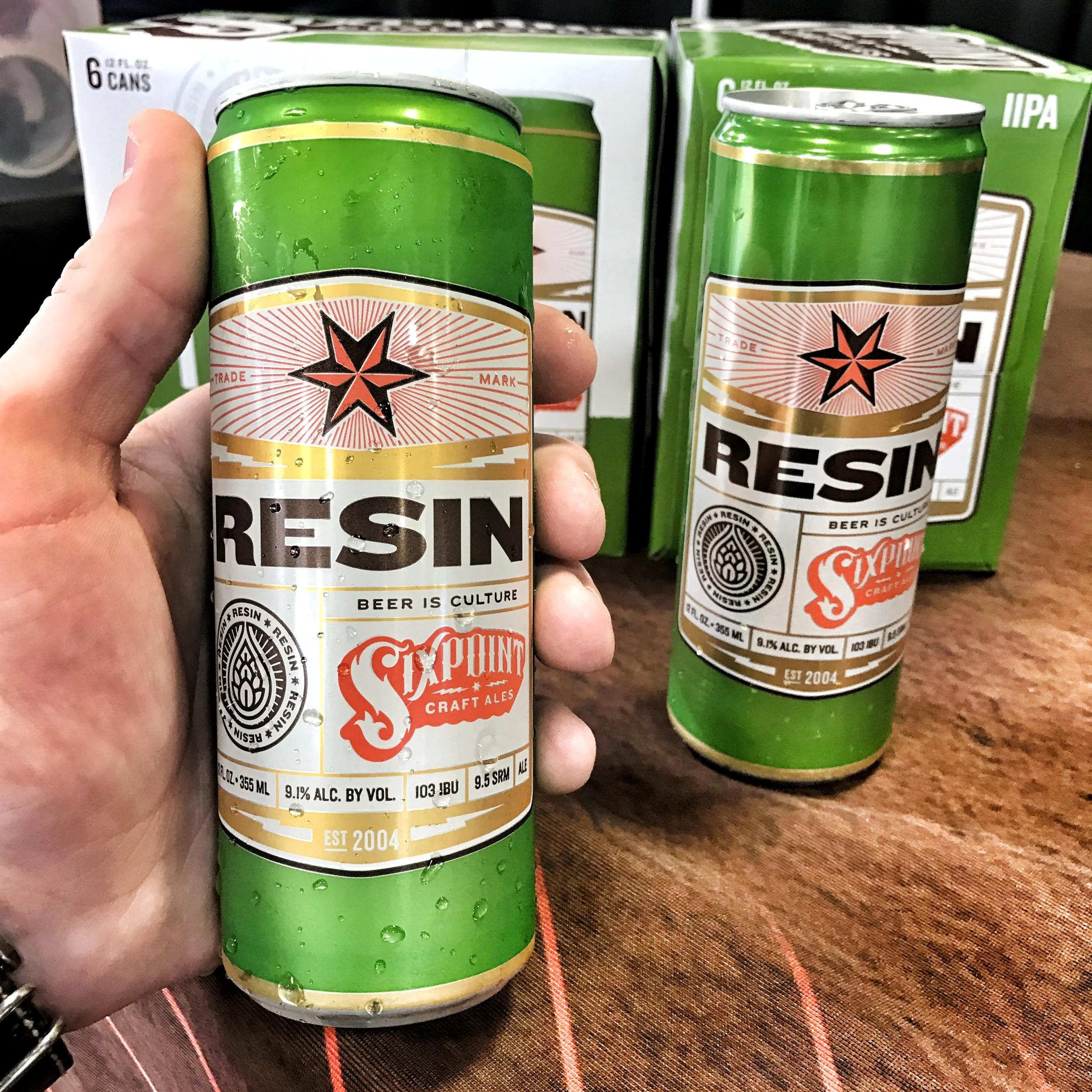 Six Point - the best craft brewery - besides Shiner Bock, of course. It had been awhile since I had tasted some of their hops.