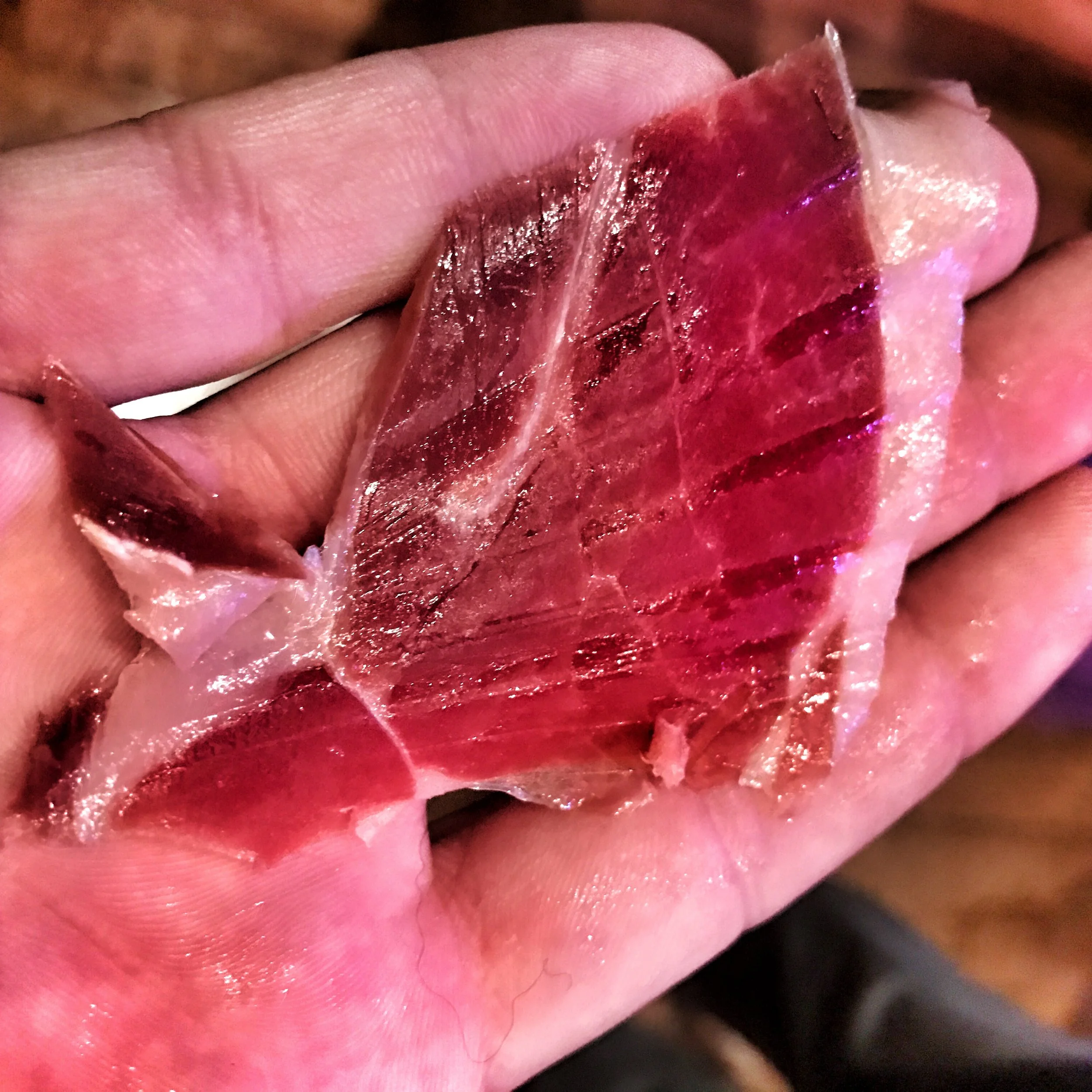 6 year old prosciutto - some of the best out there.