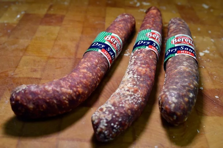 Beretta spicy sausage from Jimmy's Food Store. (Ben Torres/Special Contributor)