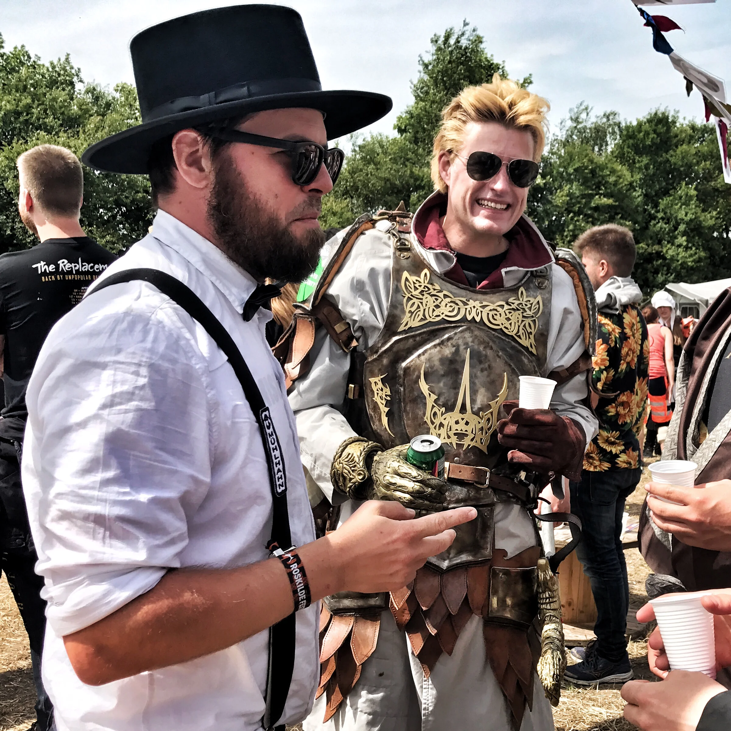 This is what it looks like when the Amish Camp meets Game of Thrones Camp. 