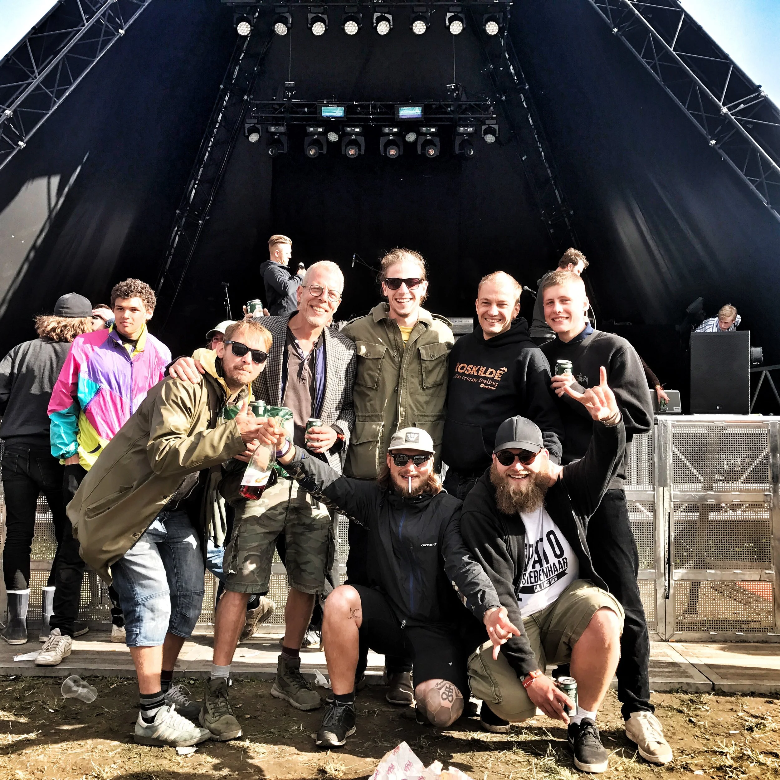 My Roksilde/Folkets Madhus crew - Thanks for the great festival guys!