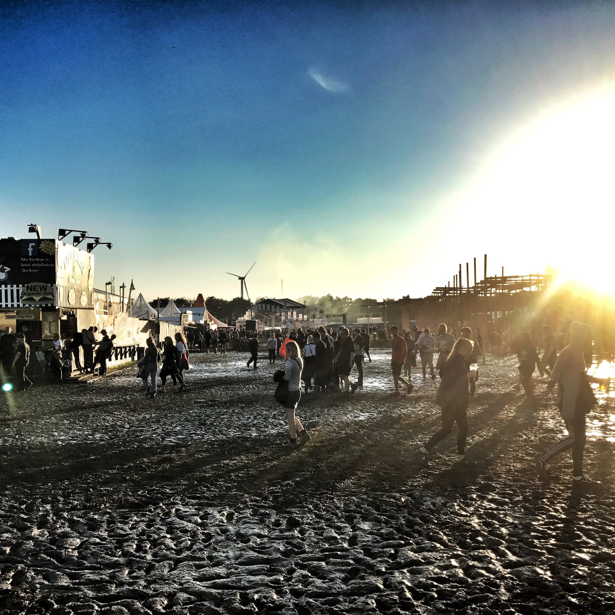 By the end of the week, the fairgrounds were pretty muddy.
