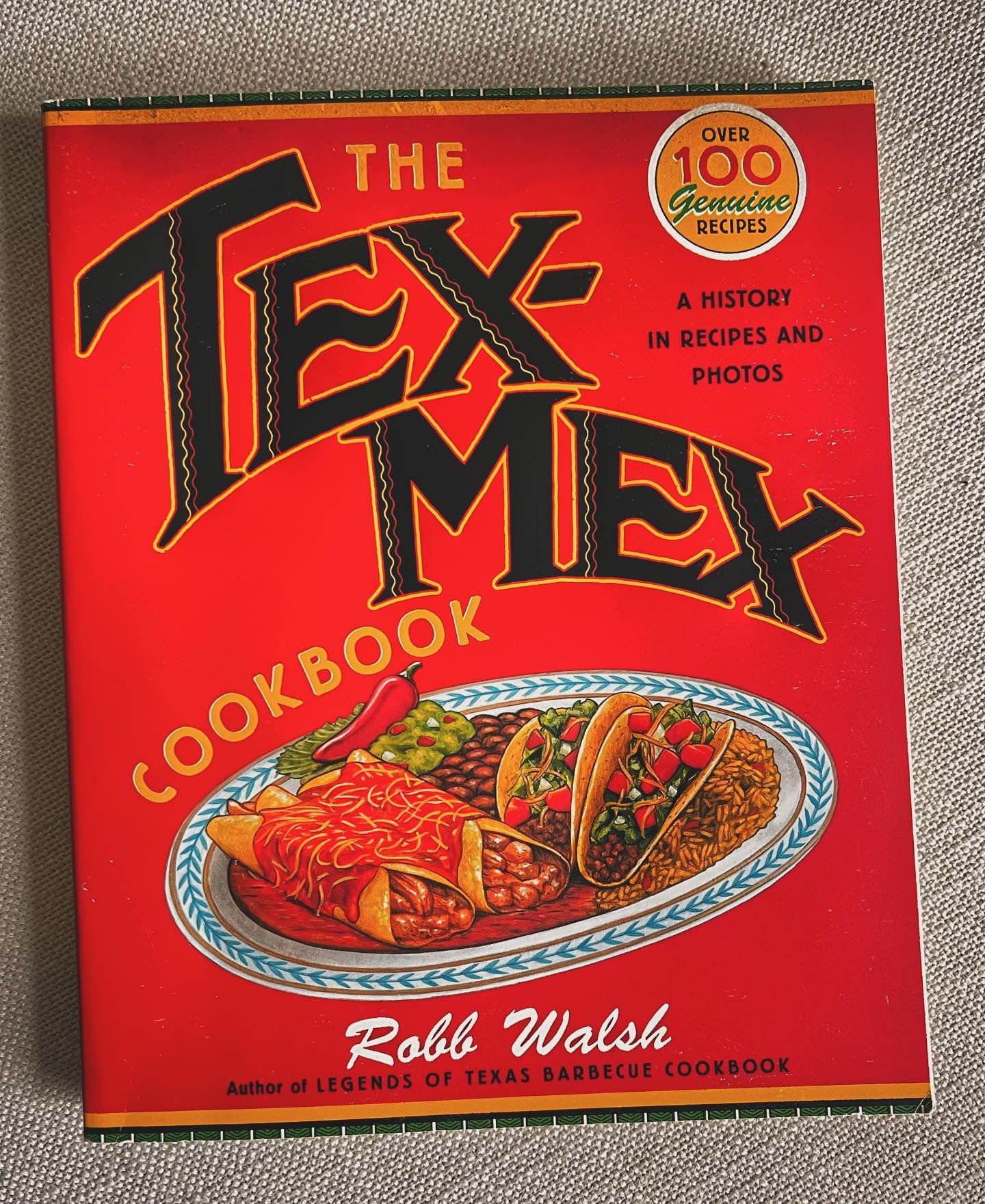 Pouring through &ldquo;The Tex-Mex Cookbook,&rdquo; a Christmas gift from my father-in-law, @flyjets33. I loved reading about the history of a cuisine that I grew up on and learning of its origins in South Texas and San Antonio. Perhaps a little flai