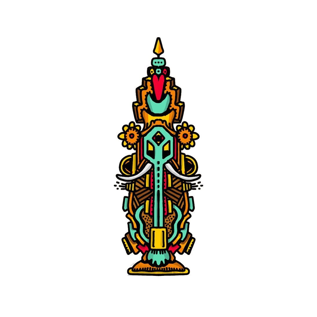 What about this one? #totem #design #illustration