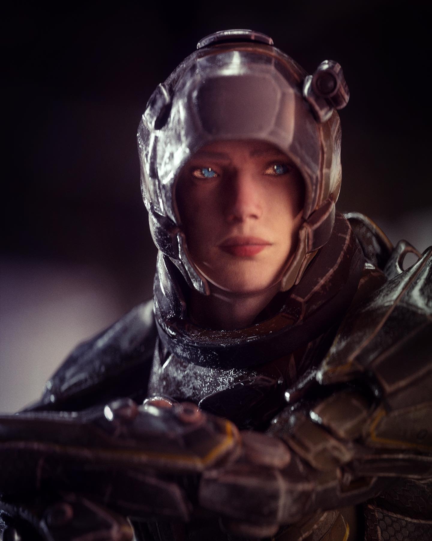 Practicing Portrait Lighting (and posing and texturing) in #LightsCameraRender from @SchoolOfMotion.
.
.
.
.
#c4d #motiondesign #cinema4d #maxon #cgi  #octanerender #schoolofmotion #aftereffects #adobe #mograph #motiongraphics #cg #3D