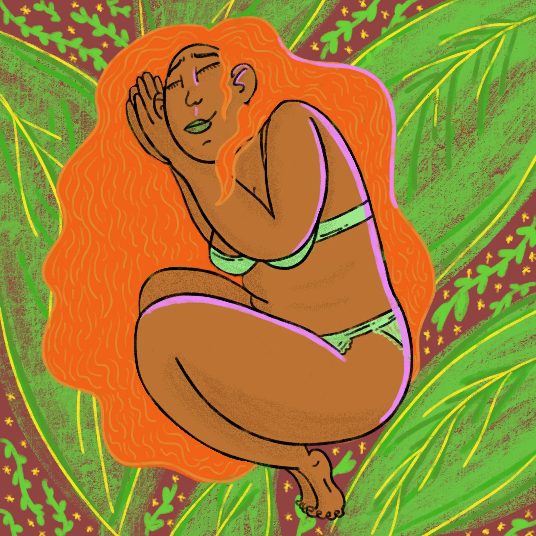 bliss, 2020 drawn in Procreate