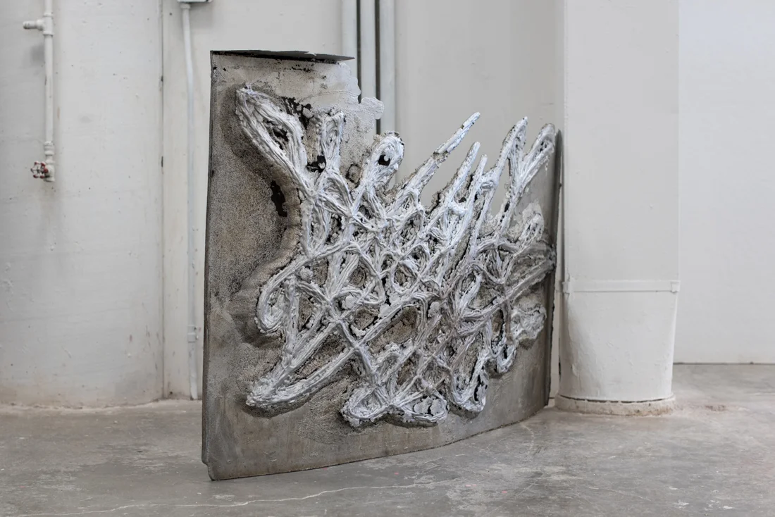  2017 / sand cast aluminum / 52” x  7” x 34”  