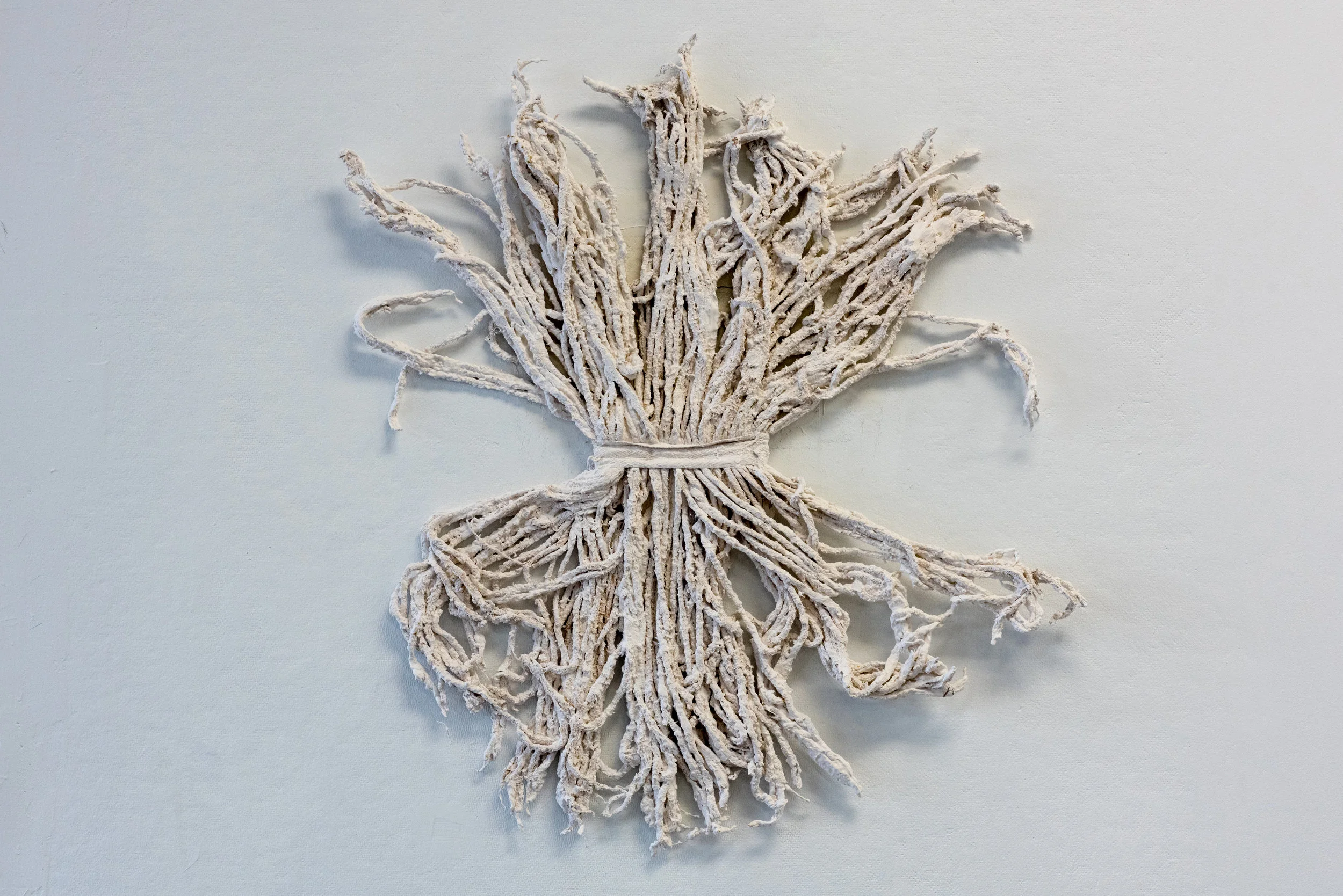  2017  /   hydrocal plaster, mop  /  25” x 26”  