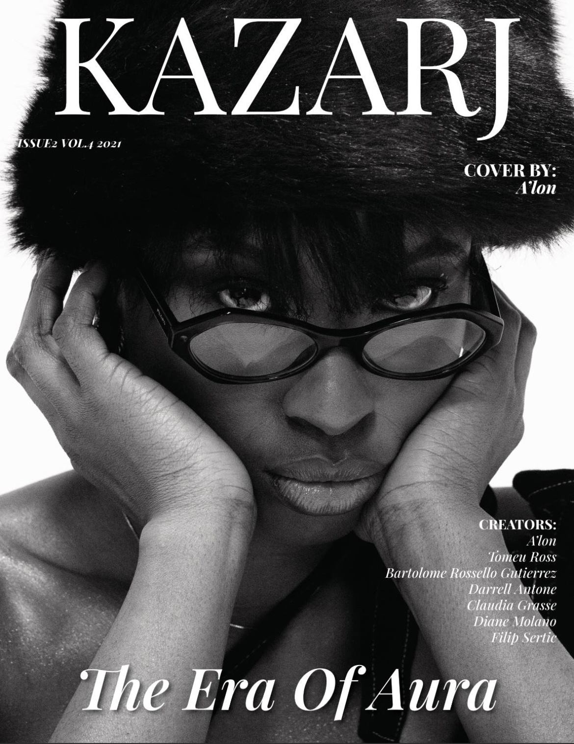 Kazarj Magazine | Issue 02 | Volume 4 (2021) Front cover