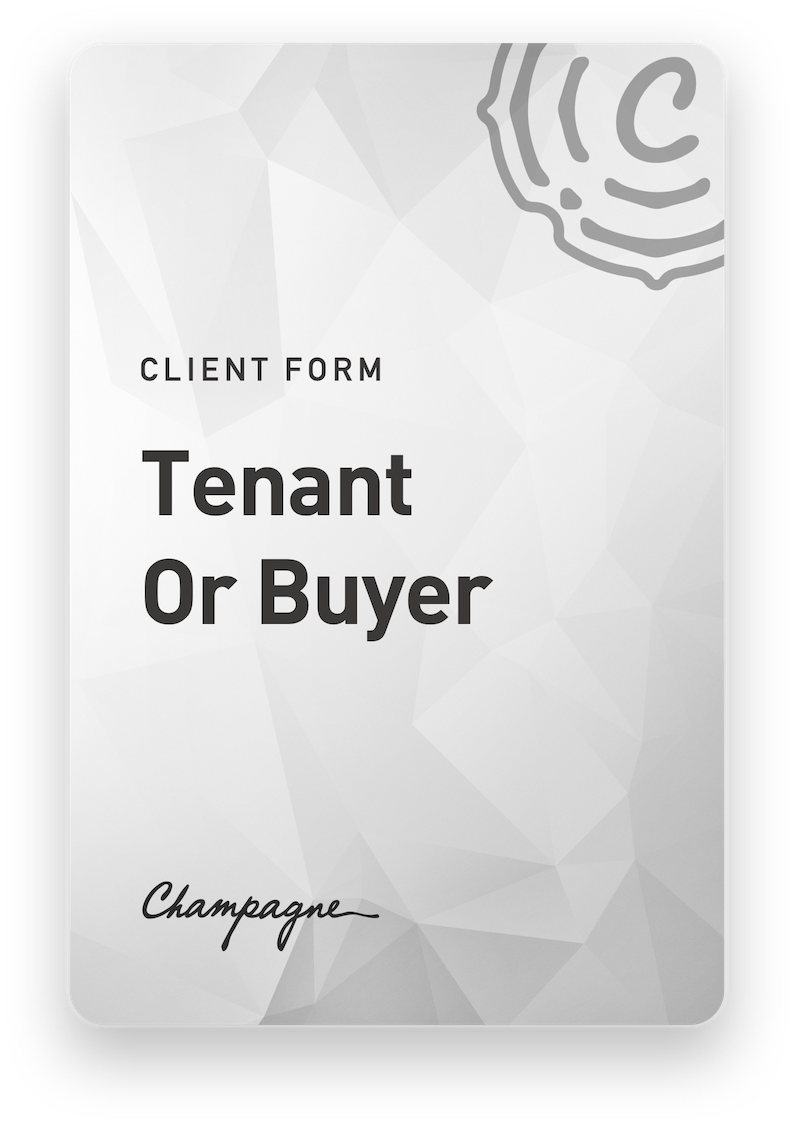 Tenant or Buyer Intake Form
