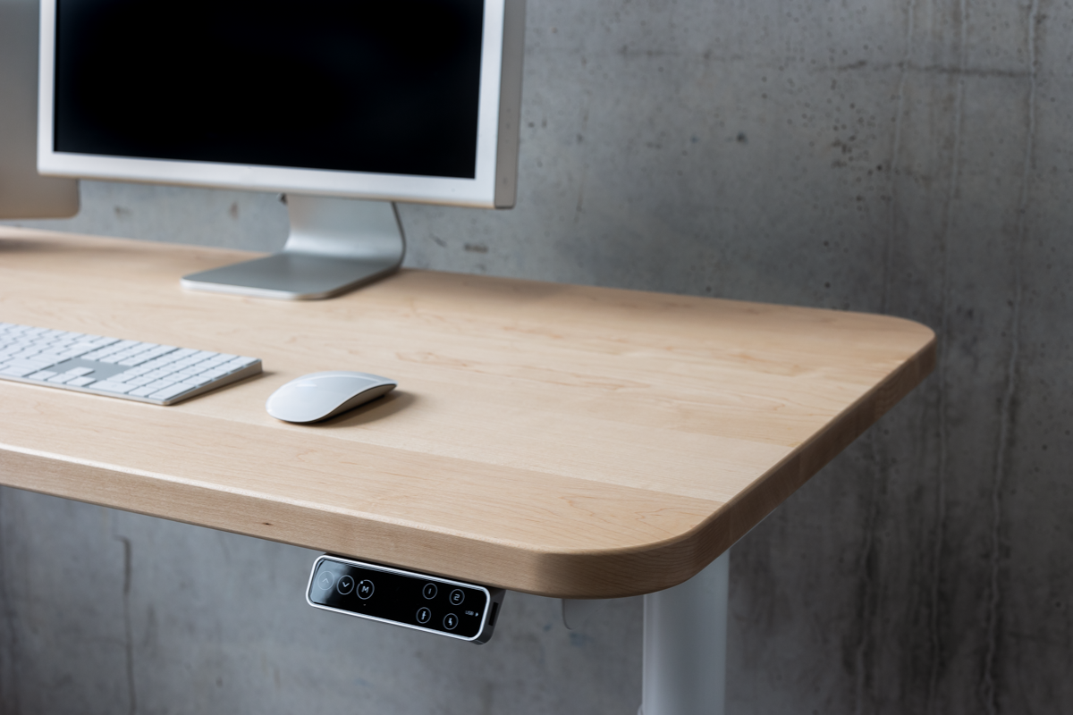 New MOOV MAPLE: A Hardwood Standing desk to call home.