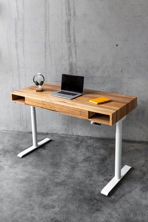 Custom Built Standing Desks Australia. Beautifully crafted wooden tops.