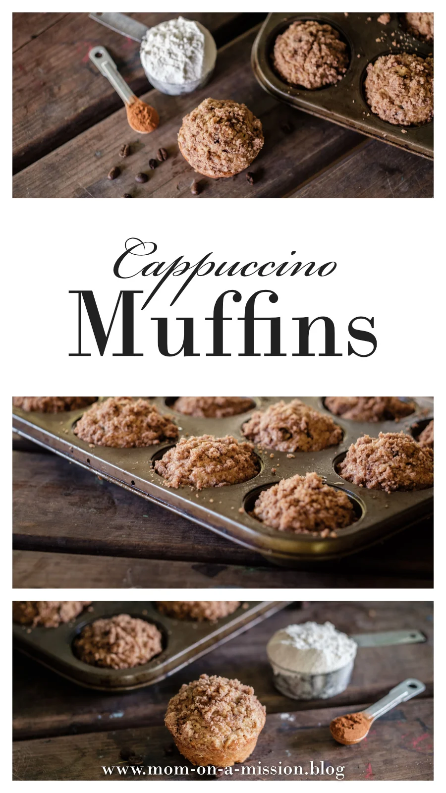 Cappuccino Muffins #momonamissionblog #muffins #cappuccinomuffins #recipe