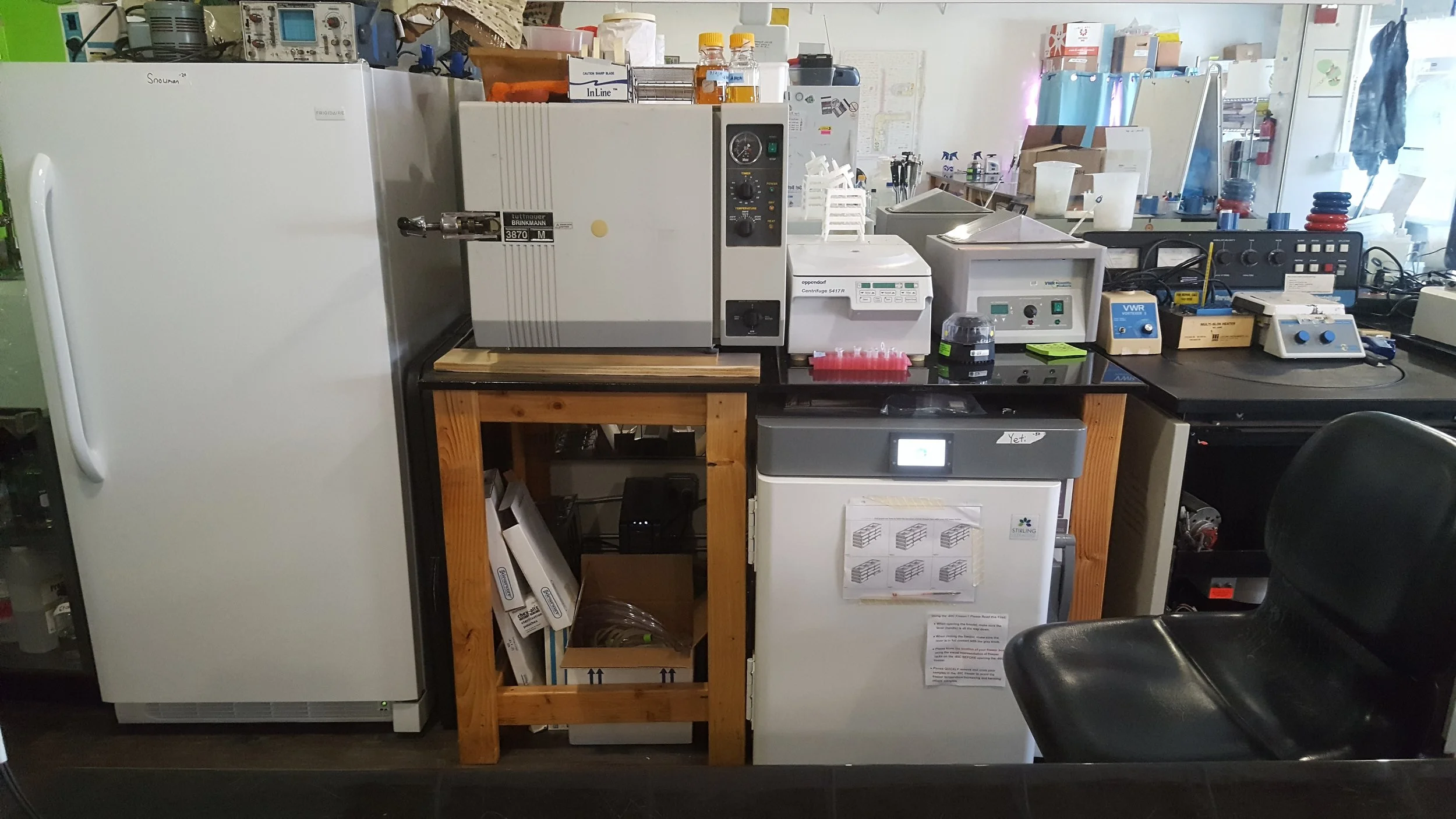 Easier access to equipment.