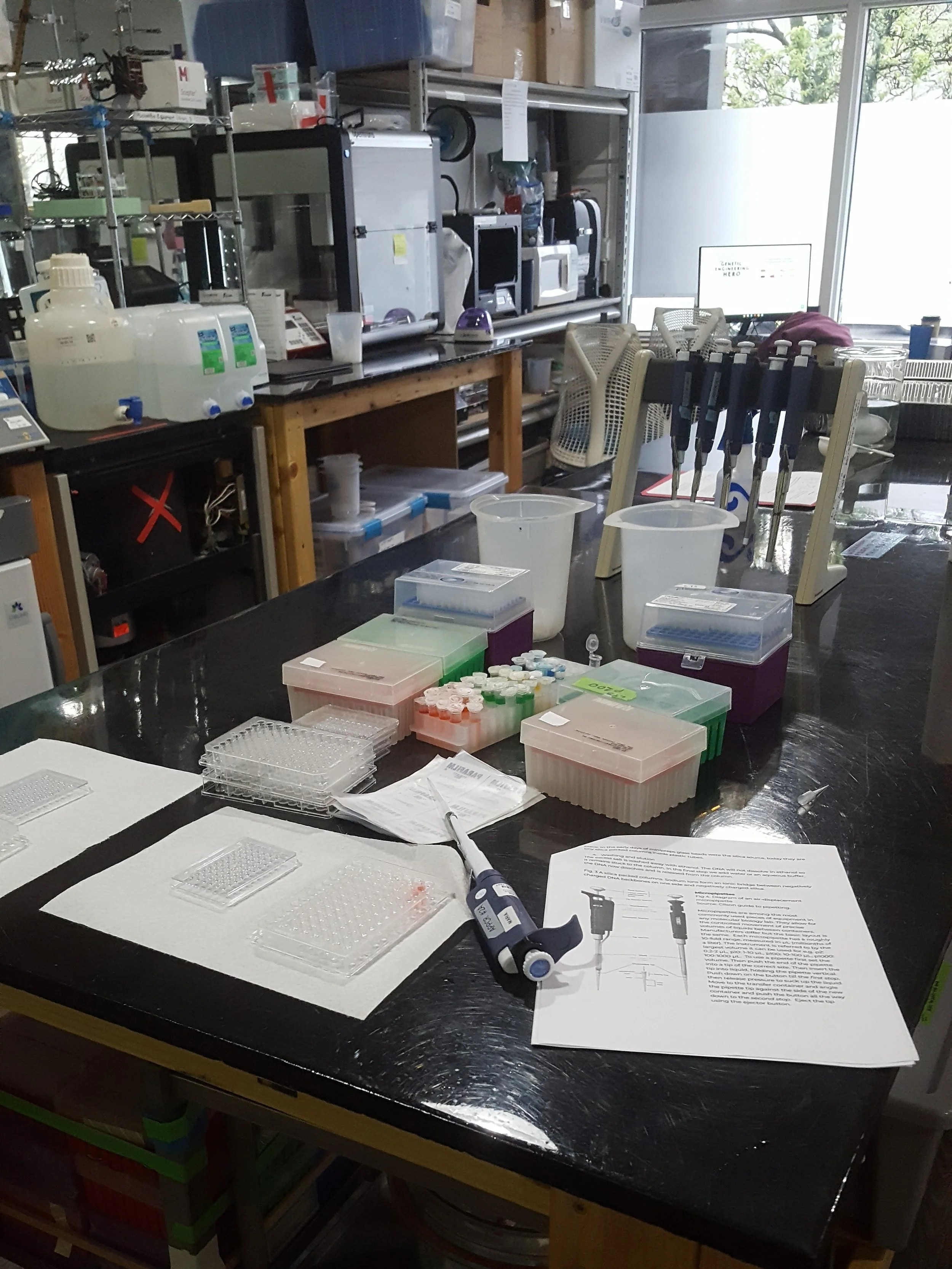 Our micro-pipetting station is always a hit.