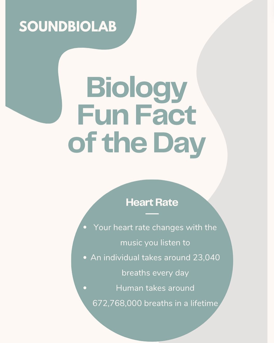 A fun fact about biology, to end your day off right! #biology #funfacts