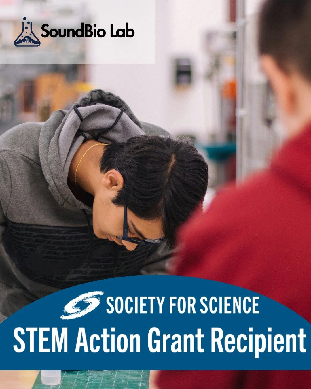 We're so honored to be named a Society for Science STEM Action Grant awardee! 

We're proud to be among the 57 high-impact organizations making a difference nationally.