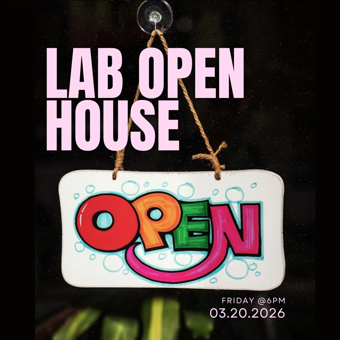 Join us on Friday, March 20th from 6 - 7:30 pm for our Open House! 🏠

Learn about what we do, hear about current classes and projects, explore the lab and its equipment, share ideas with the SoundBio team, and connect with others interested in hands