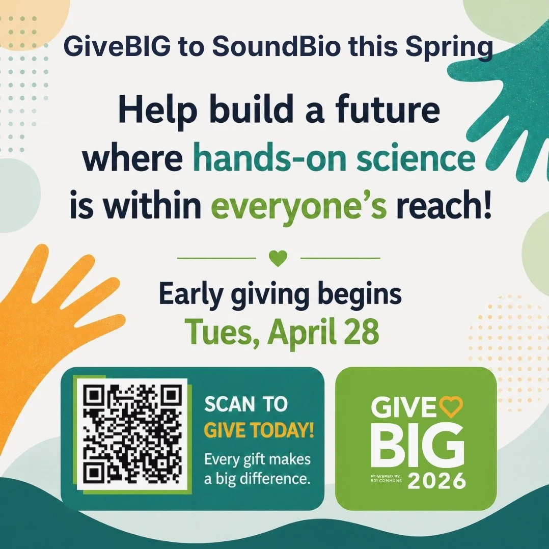 Friends! 💚 Have you been inspired by SoundBio's mission? Learned new lab skills through our hands-on programming? Gone on a cool lab tour, conducted your own research, or gotten involved in a community science project? Completed an internship or res