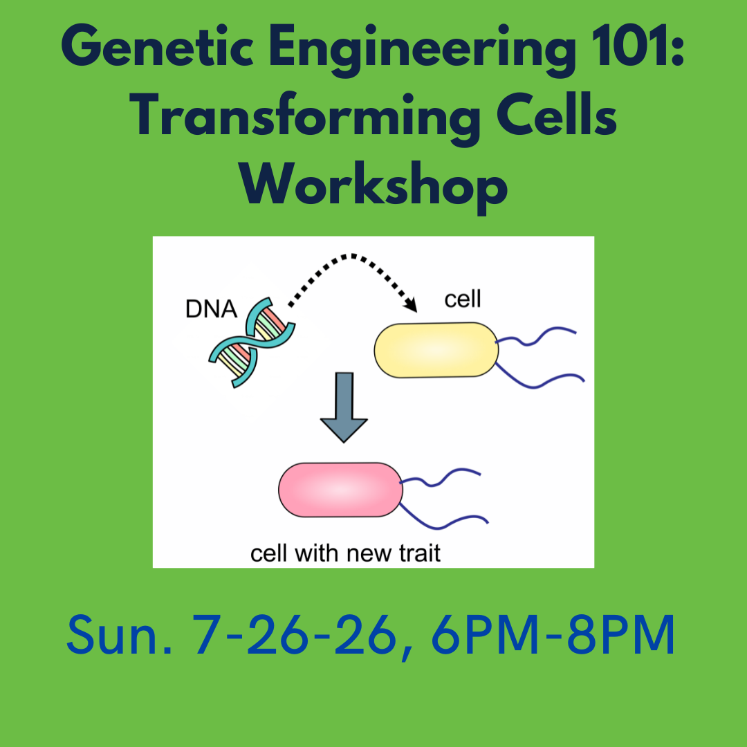Genetic engineering 101: Transforming Cells
