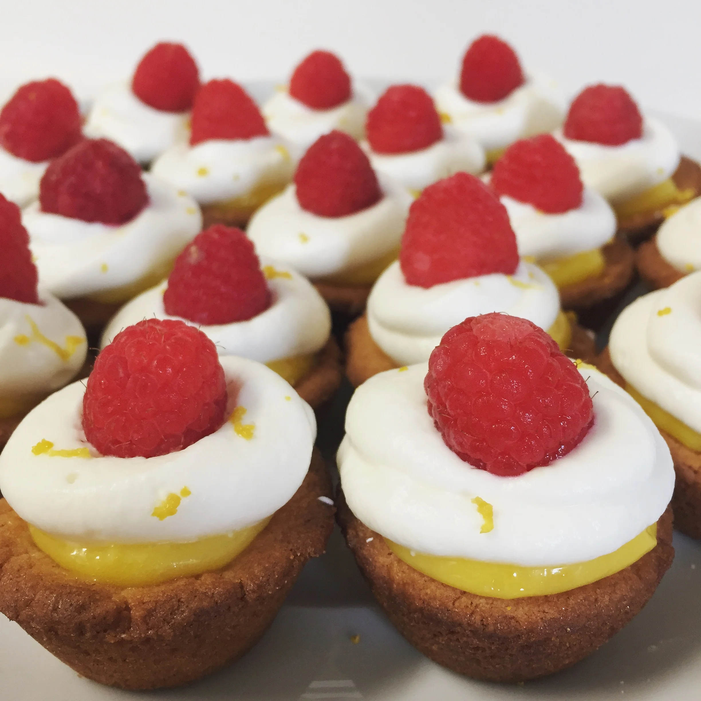 Lemon Raspberry Tarts