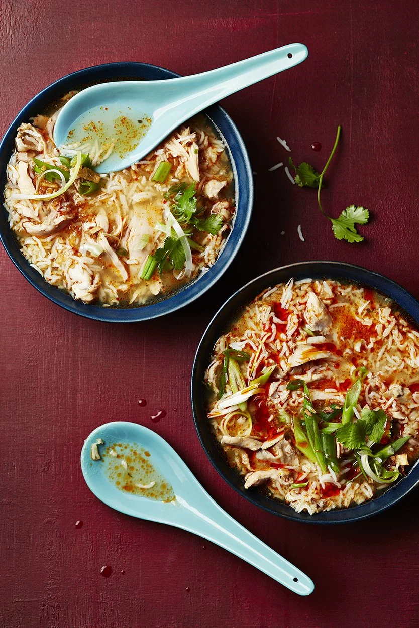 Chinese Style Chicken and Rice Soup-Dining Out.jpg