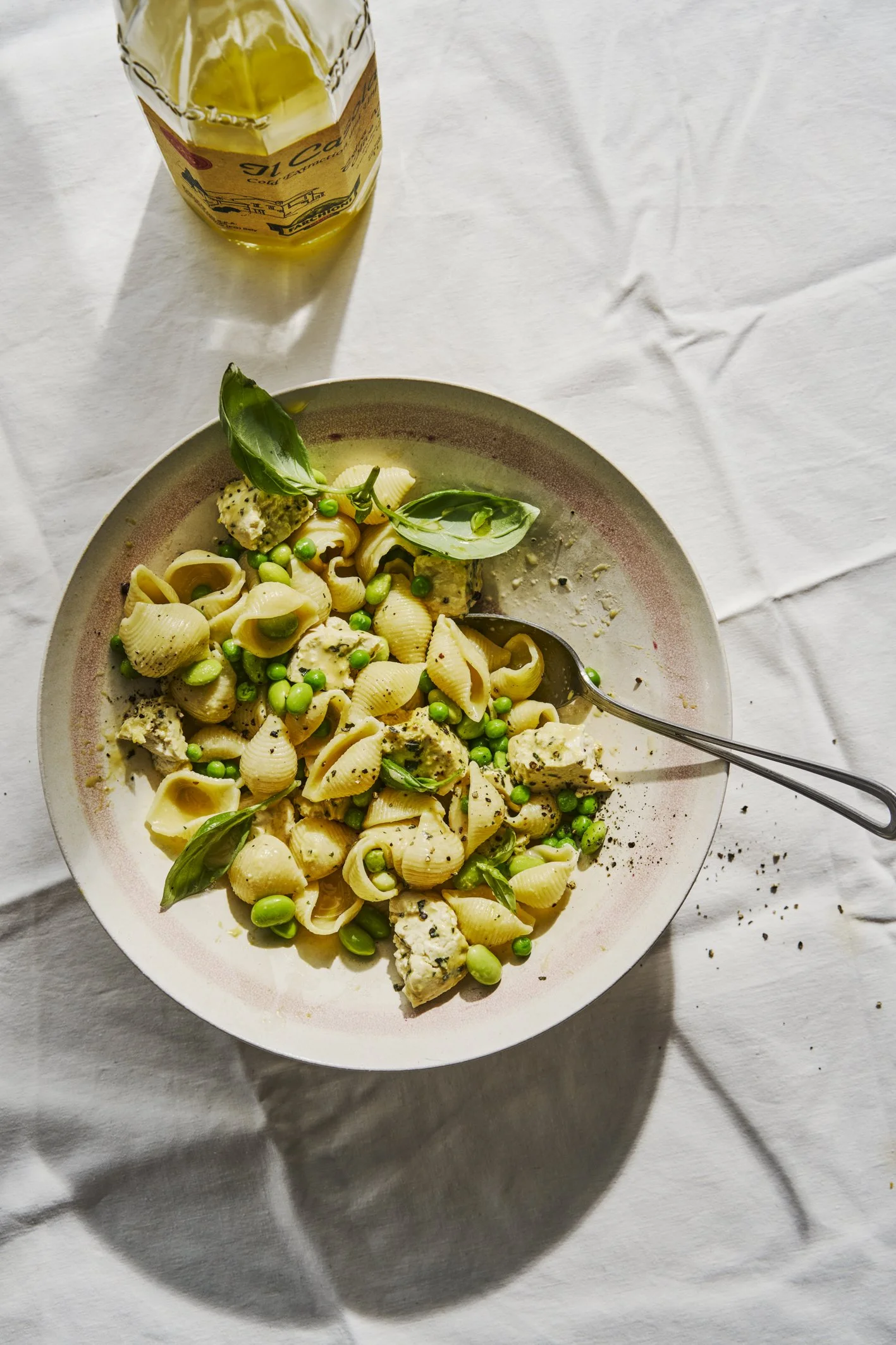 HH Sophie Waplington 30 in 30 Day 2 Peas, feta and conchiglie 001.jpg