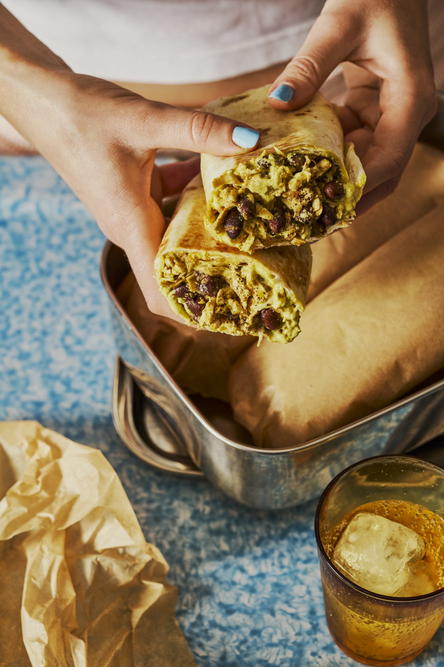 HH Sophie Waplington 30 in 30 Day 5 Spiced Shredded tofu freezer burrito 001.jpg