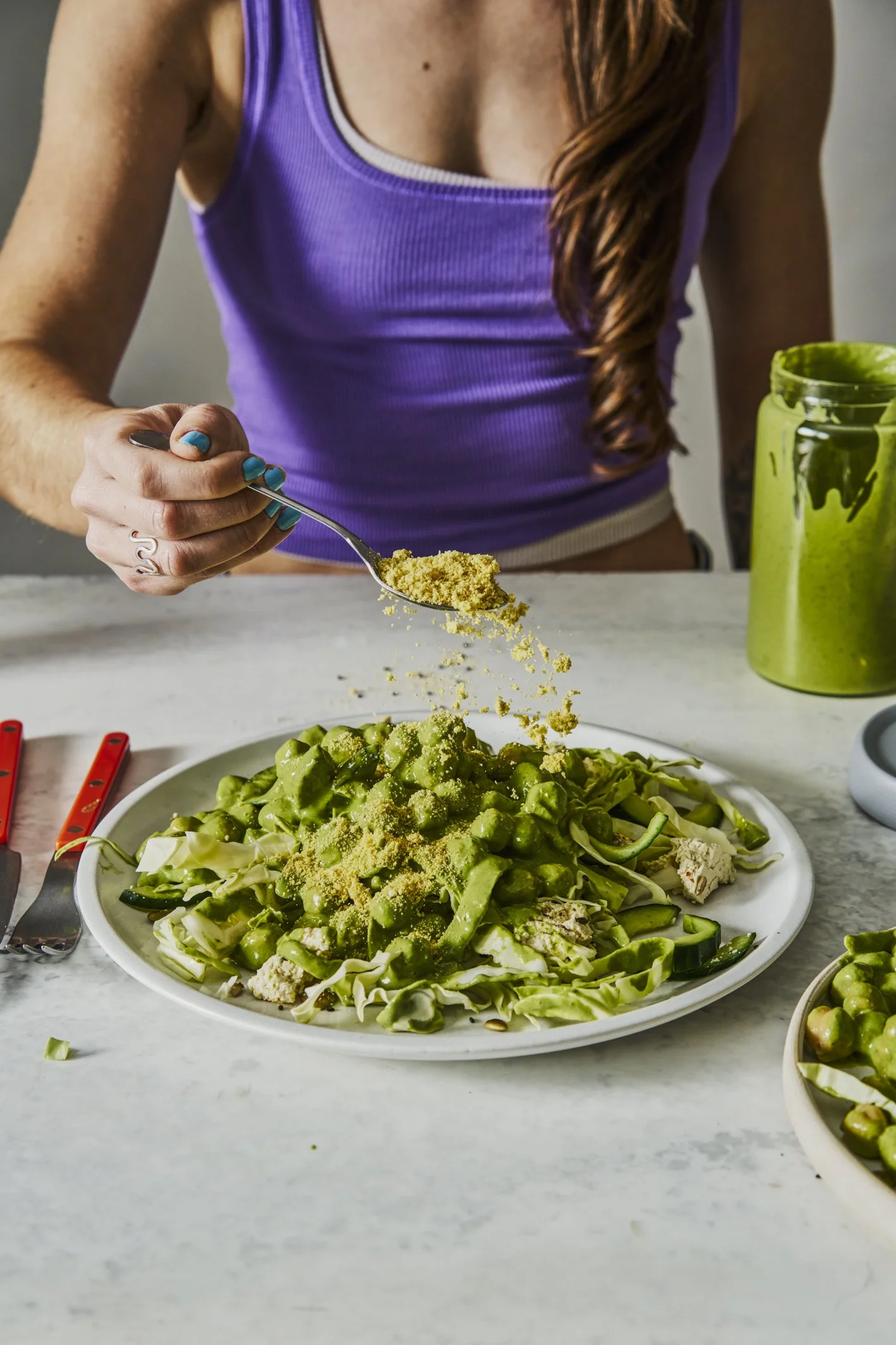 HH Sophie Waplington 30 in 30 Day 7 Green Goddess Chickpea Jars 004.jpg