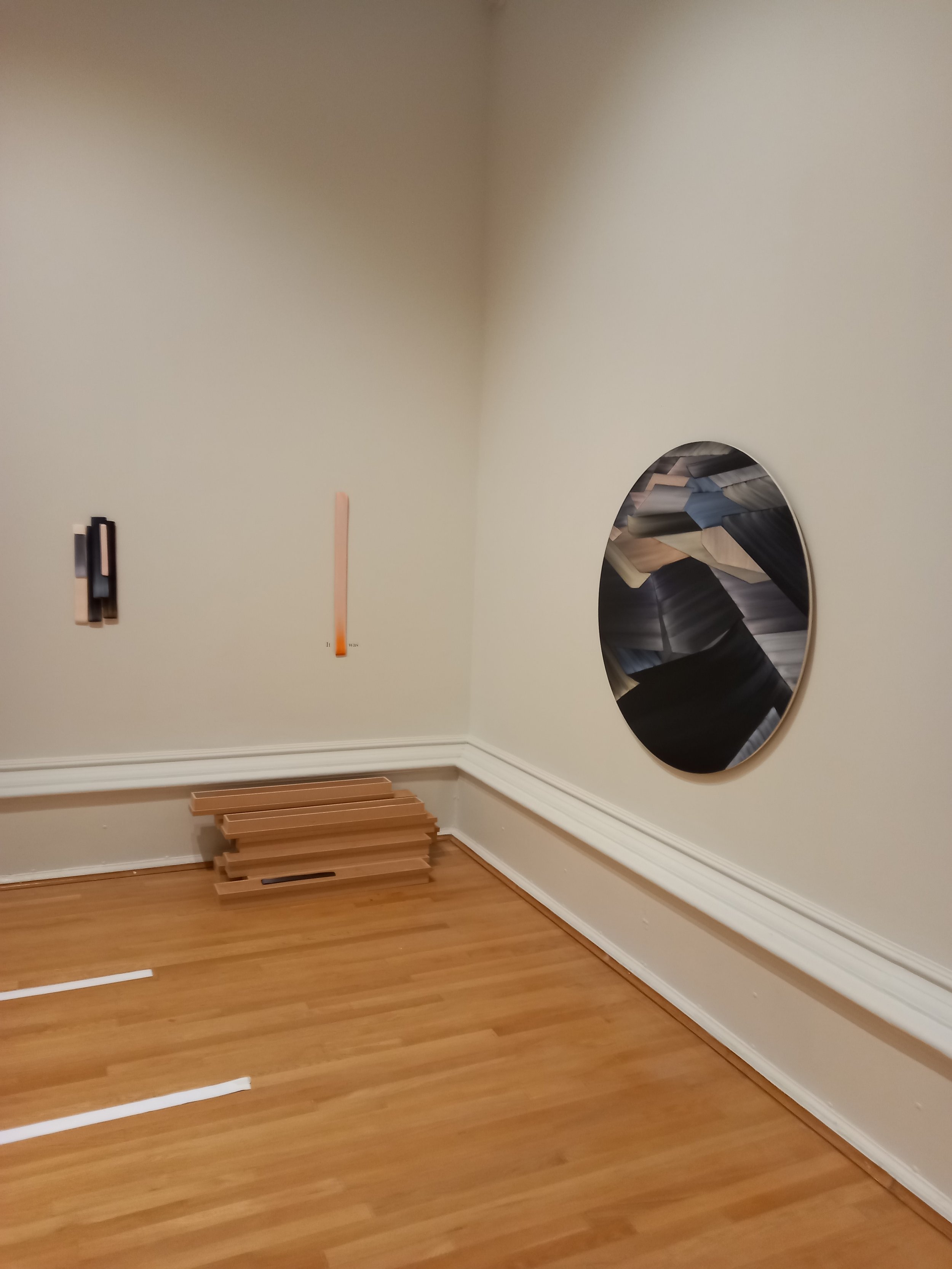 M. B. O’Toole, Refractive Pool, painting installation, Walker Art Gallery, Liverpool 2022.