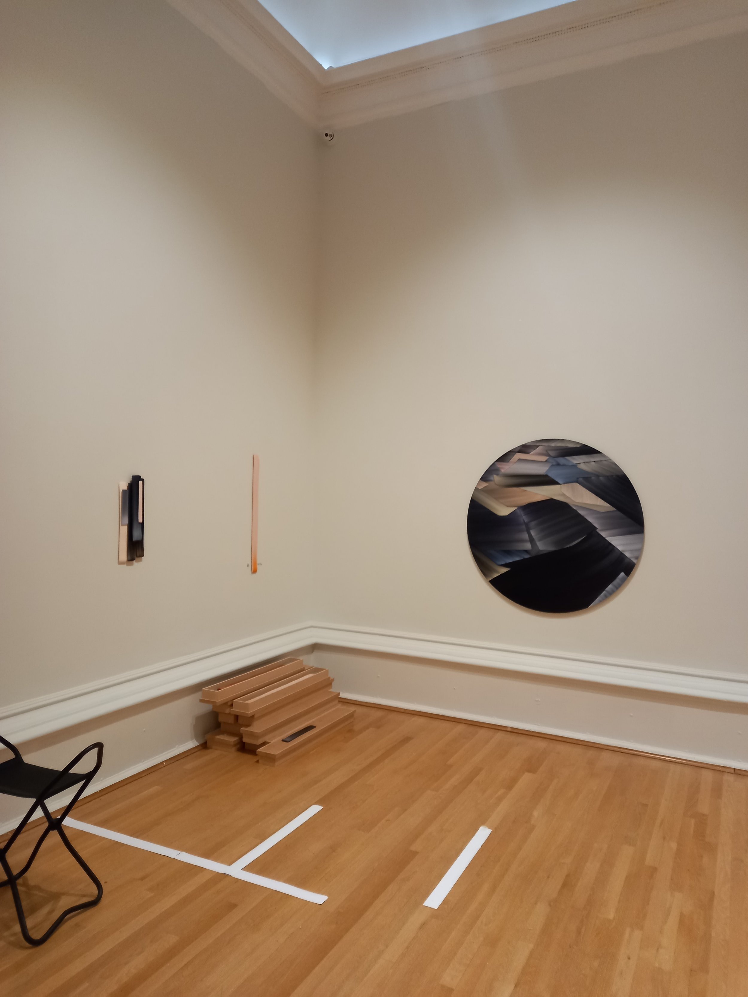 M. B. O’Toole, Refractive Pool, painting installation, Walker Art Gallery, Liverpool 2022.
