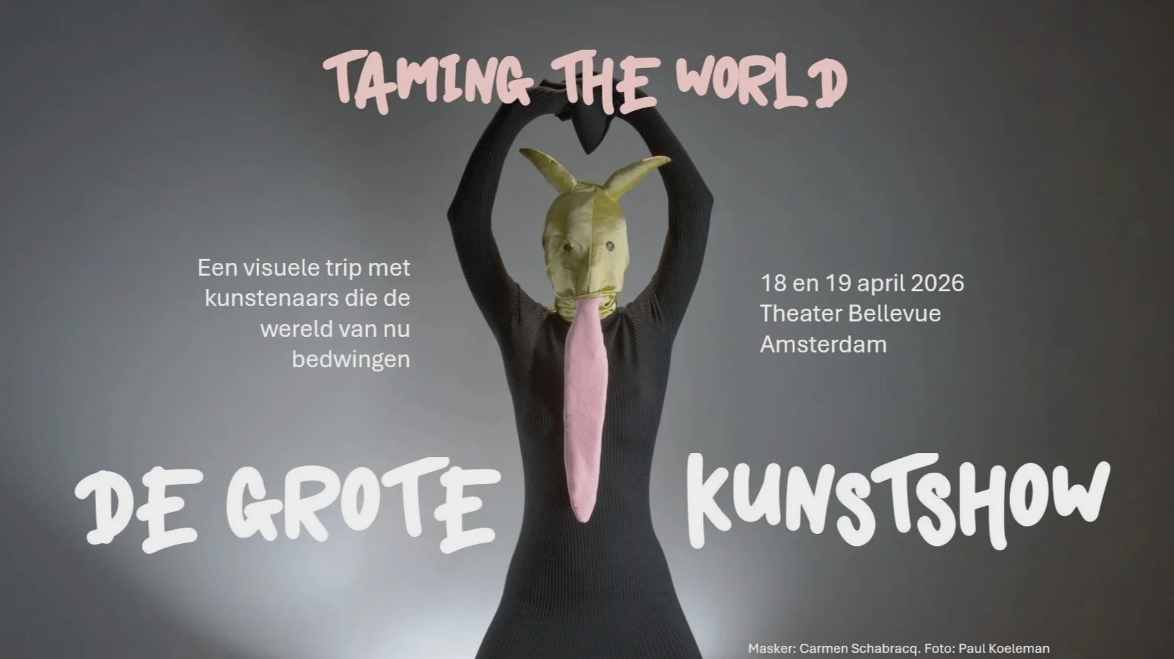 Carmen Schabracq, Saar Scheerlings &amp; Koos Buster in Grote Kunstshow @ Theatre Bellevue