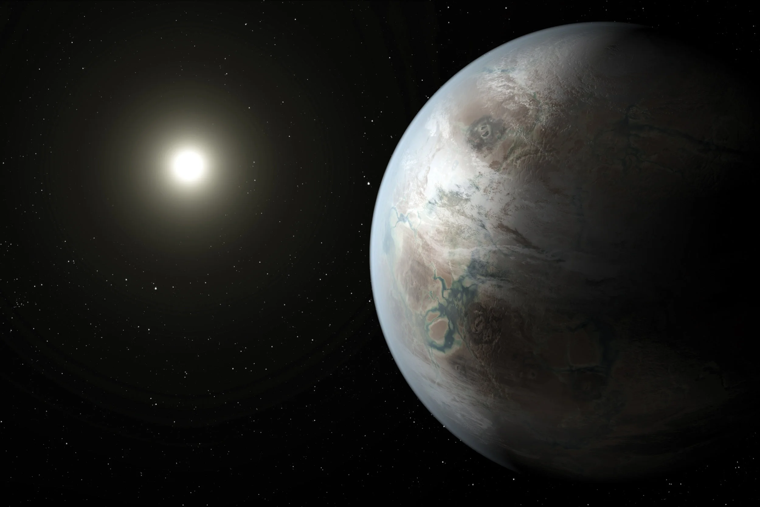 An artist’s concept of the newly discovered planet. Image courtesy of NASA Ames/JPL-Caltech/T. Pyle