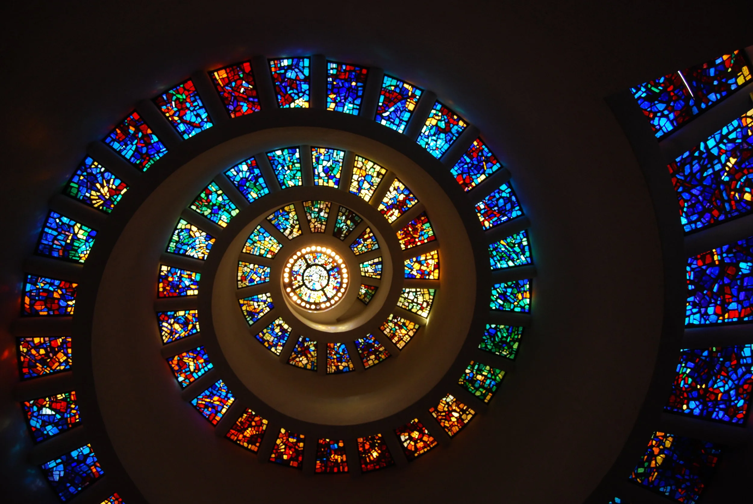 Stained by Julian David Bryson, Taken at the Chapel of Thanksgiving, Dallas, TX, March 20, 2008.