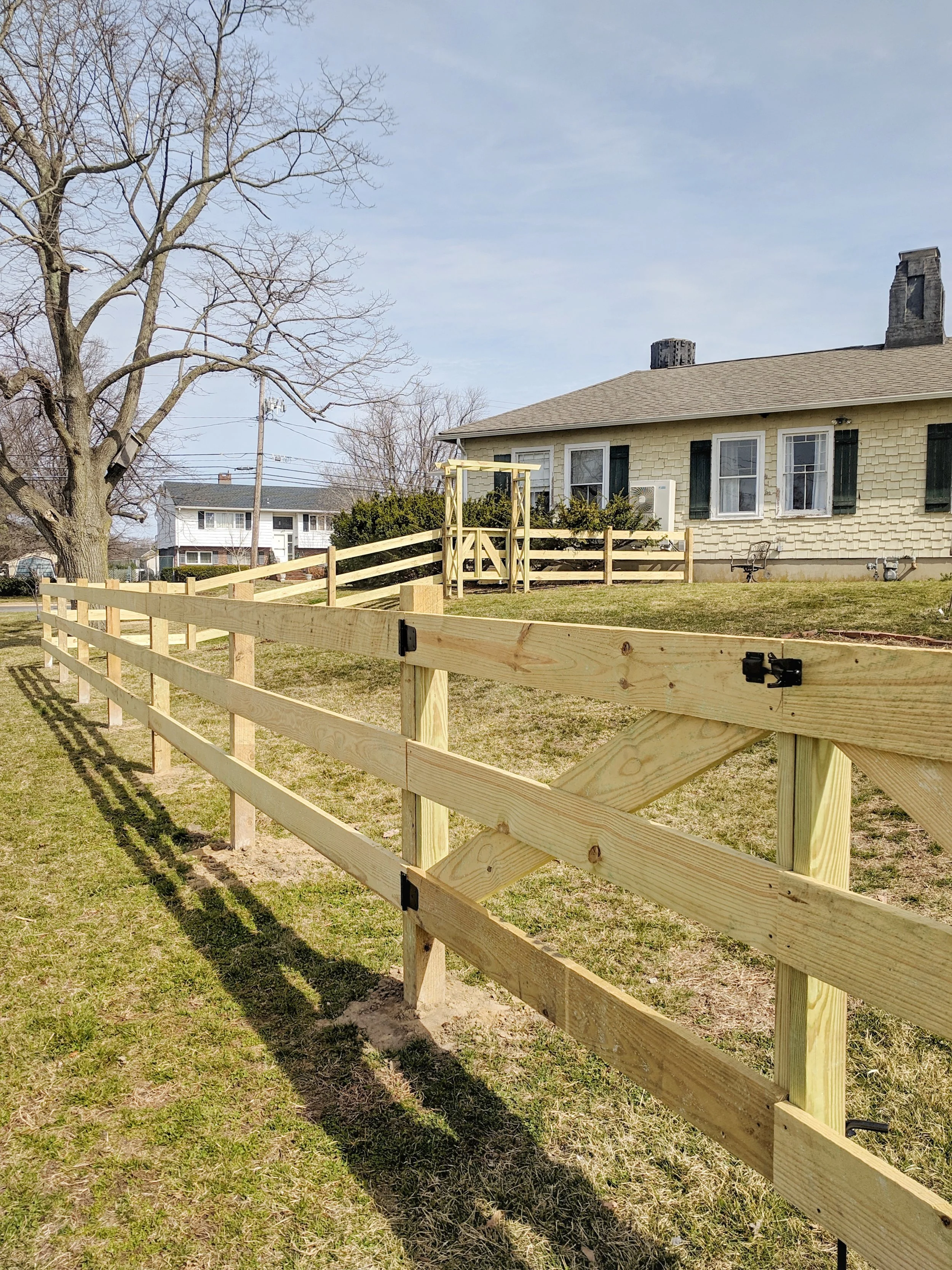 Post and Rail Fence DIY Tutorial