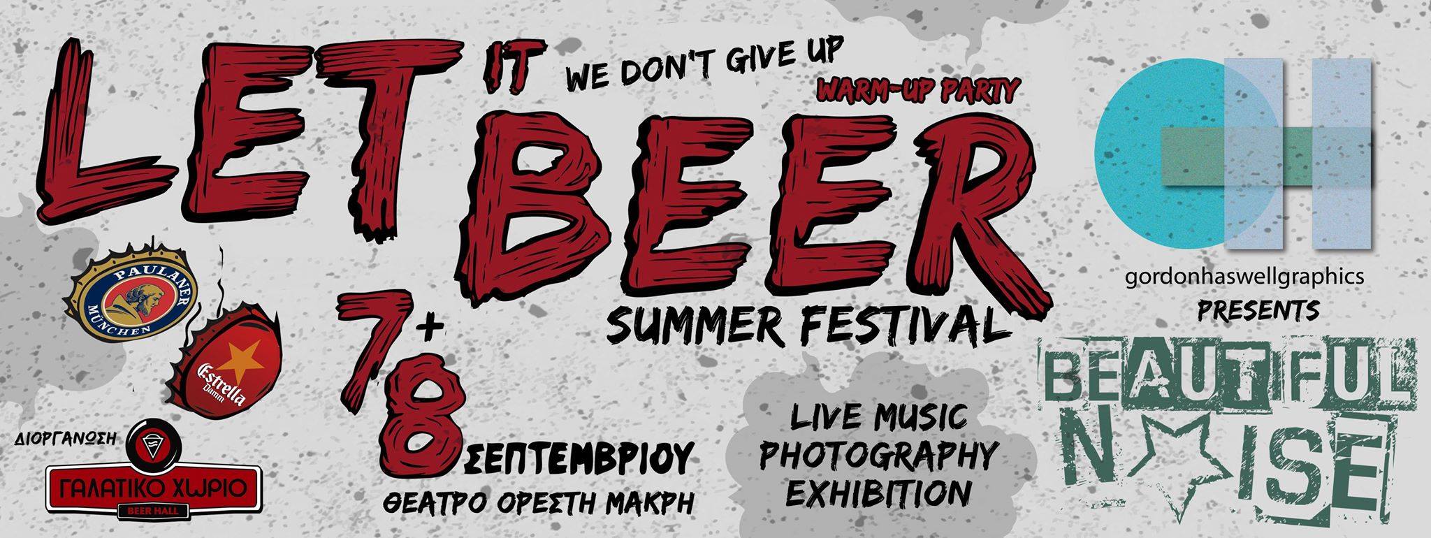 Live music photography exhibition accompanying live music over 2 days