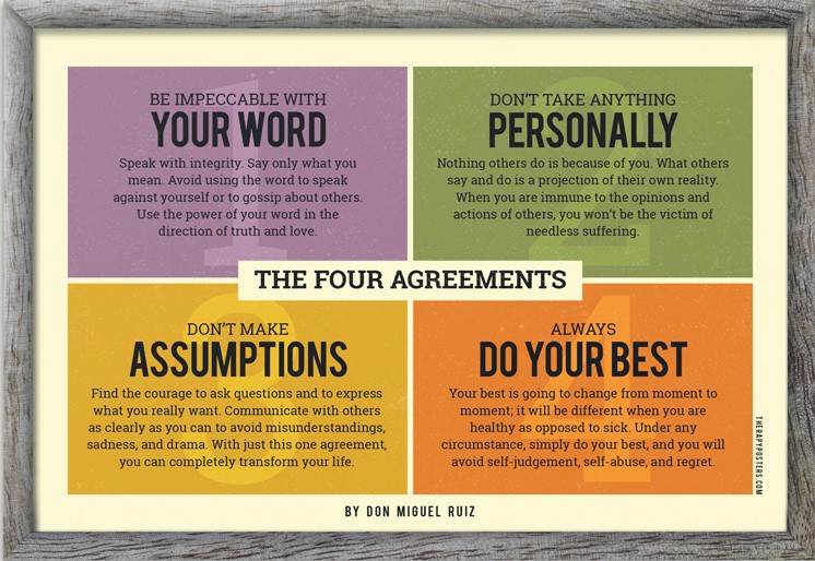Don Miguel Ruiz&#39;s Four Agreements Applied to Higher Ed. Leadership — Dr.  Audrey Reille