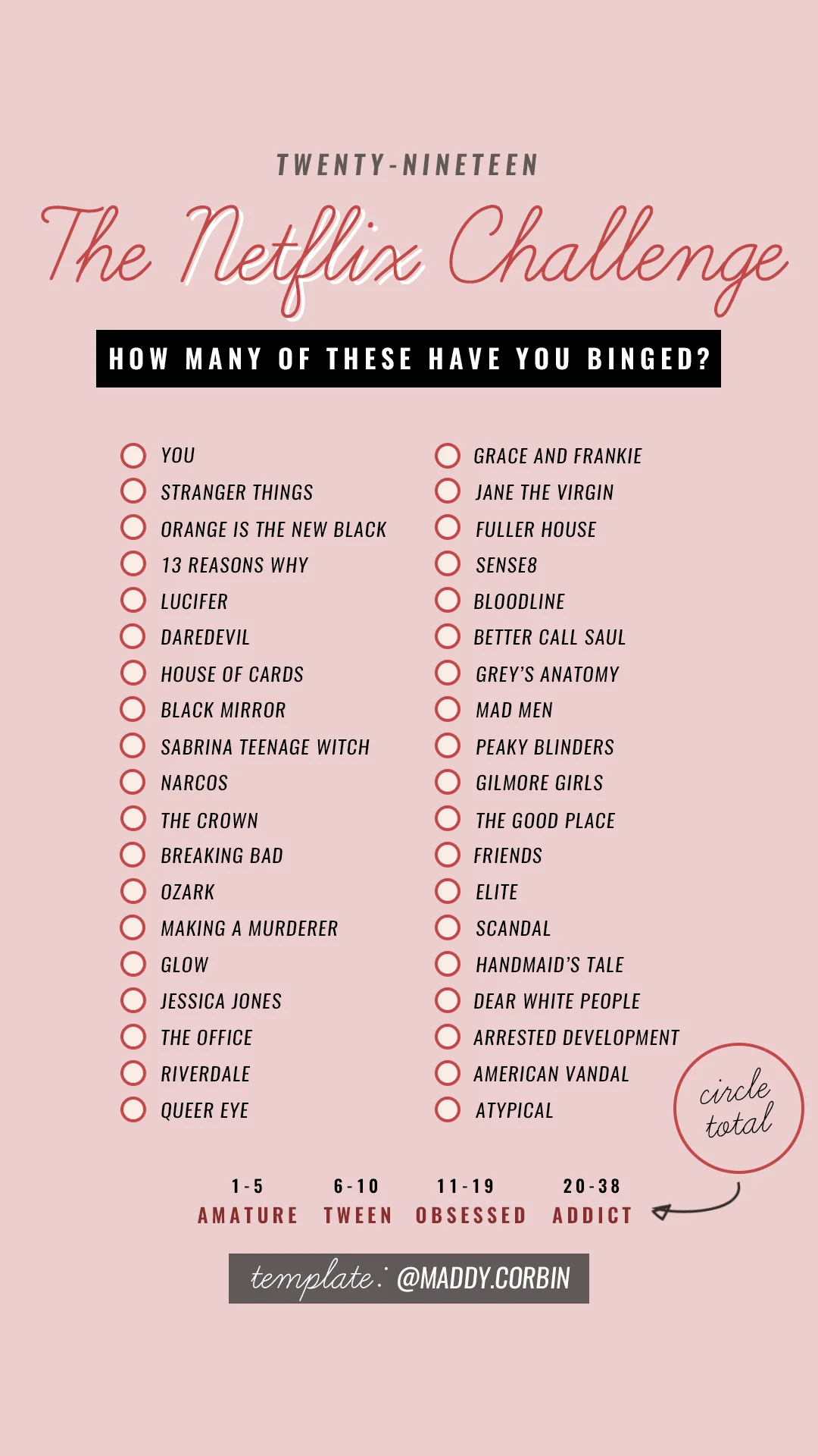 TELEVISION SHOWS — Maddy Corbin - 